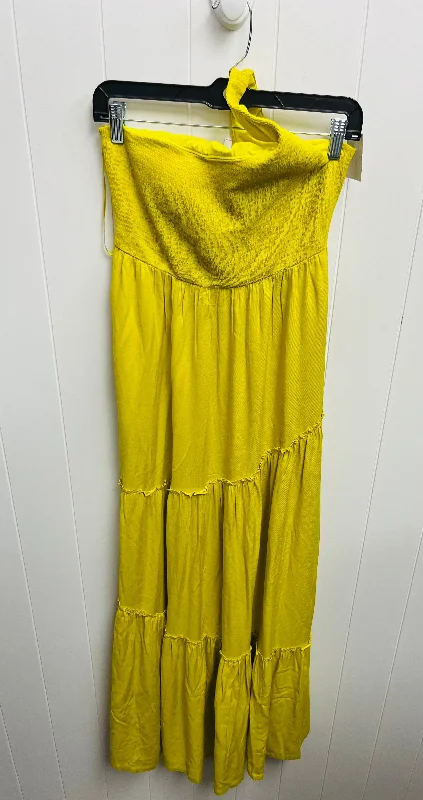 Dress Casual Maxi By Soma In Yellow, Size: S