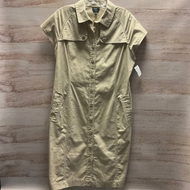 Dress Casual Midi By Talbots In Beige, Size: 12