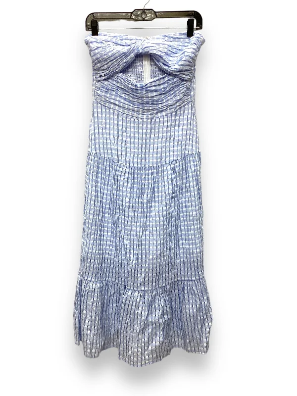 Dress Casual Midi By Thml In Blue & White, Size: S