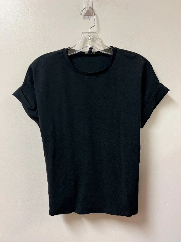 Top Short Sleeve By Express In Black, Size: Xs