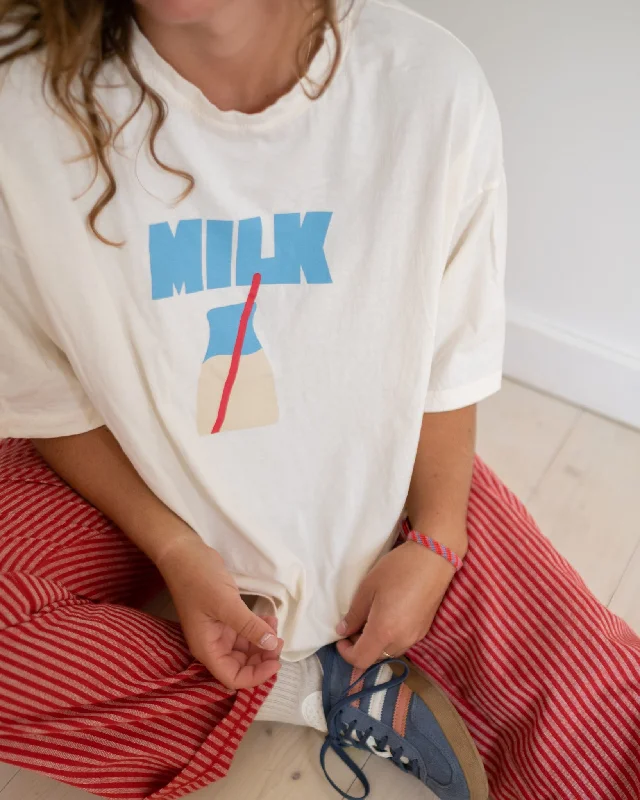 woman's milk tee