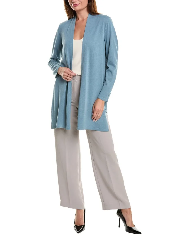 EILEEN FISHER Long Wool Cardigan