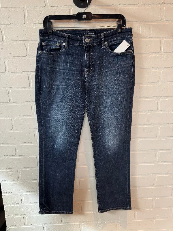 Jeans Cropped By Lucky Brand In Blue Denim, Size: 6