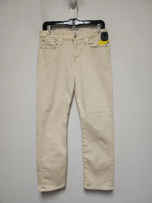 Jeans Straight By Edwin In Yellow, Size: 6