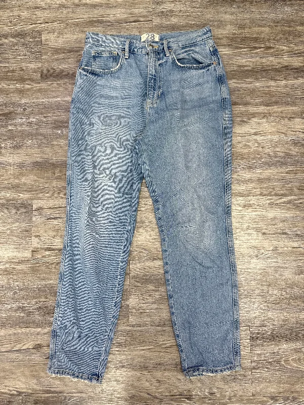 Jeans Straight By We The Free In Blue Denim, Size: 6