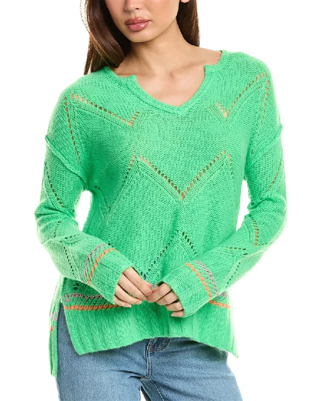 Lisa Todd Split Neck Cashmere Sweater