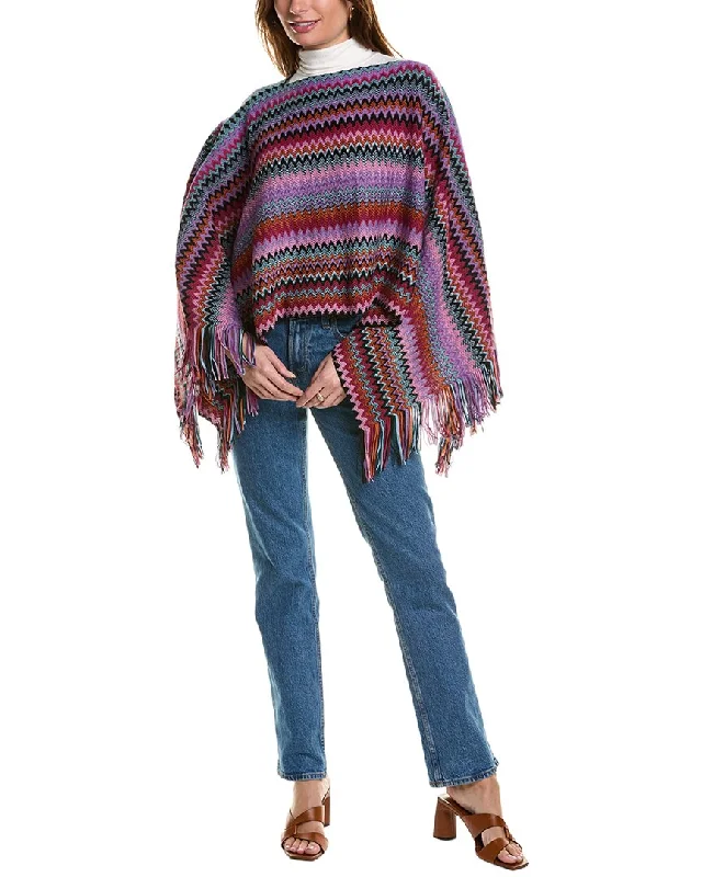 Missoni Wool-Blend Poncho