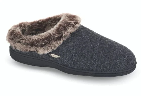 Women's Faux Fur Chinchilla Ragg Slippers