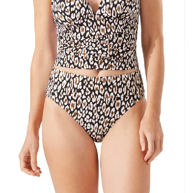 Tommy Bahama Palm Modern Safari Cat High Waist Bottom - Black