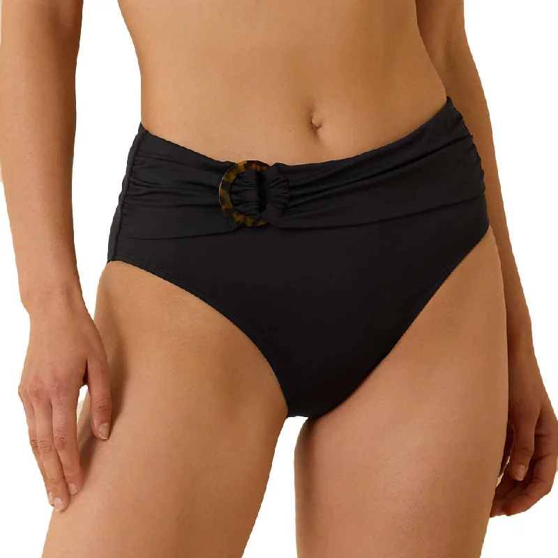 Tommy Bahama Pearl Novelty High Waist Bottom - Black*