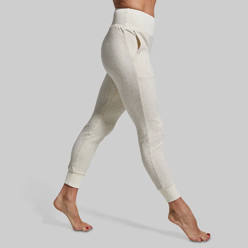 Women's Cloud Jogger (Heather Oatmeal)