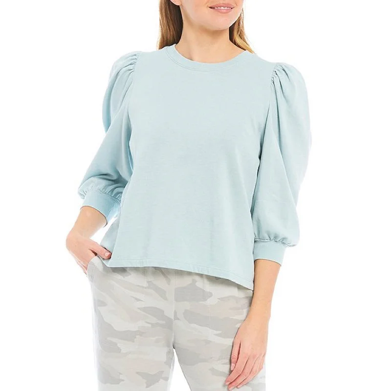 Mariposa Flounce Pullover (Mint)