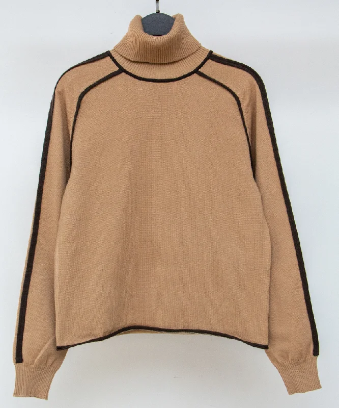 Pipe Detailed Turtleneck